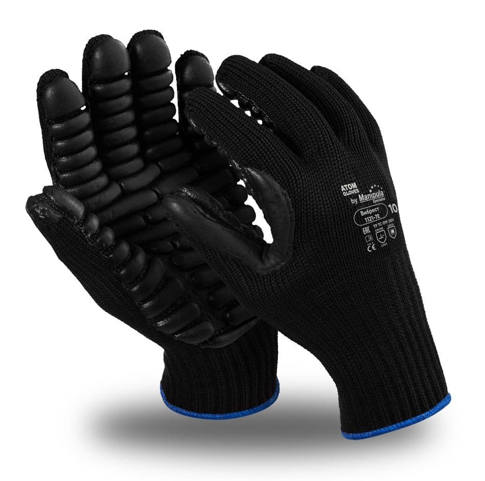 Купить Перчатки Manipula Specialist® Вибрест  (хлопок/полиэфир+неопрен), 1121-7Е/VG-574