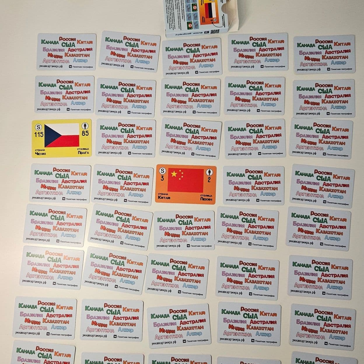 Купить Карточная игра Мемори Флаги