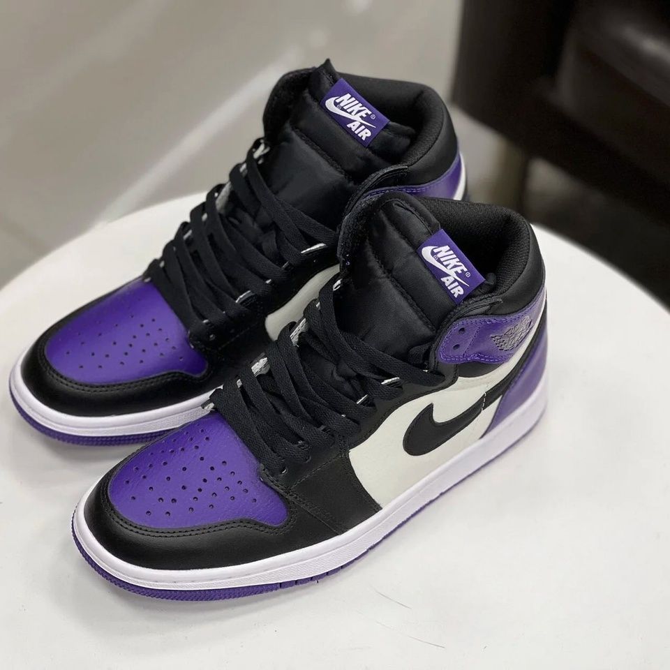 Купить Nike Air Jordan 1 High, Court Purple White