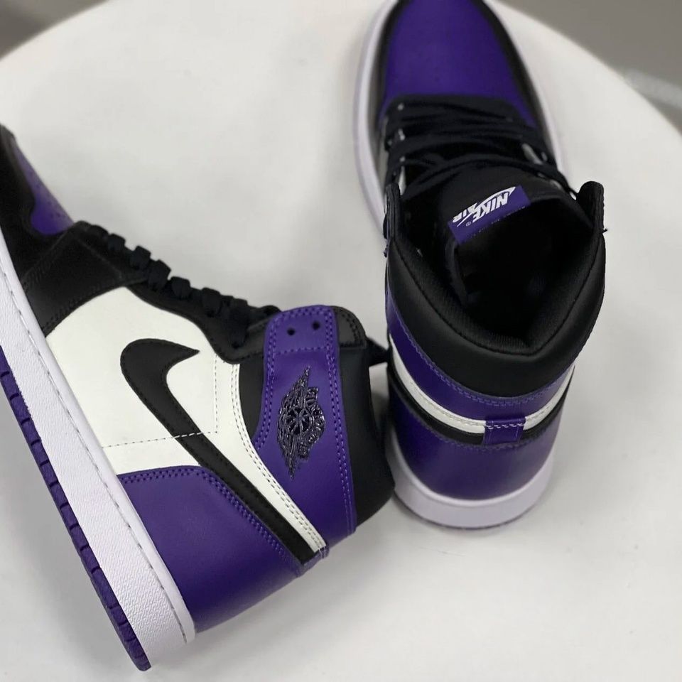 Купить Nike Air Jordan 1 High, Court Purple White