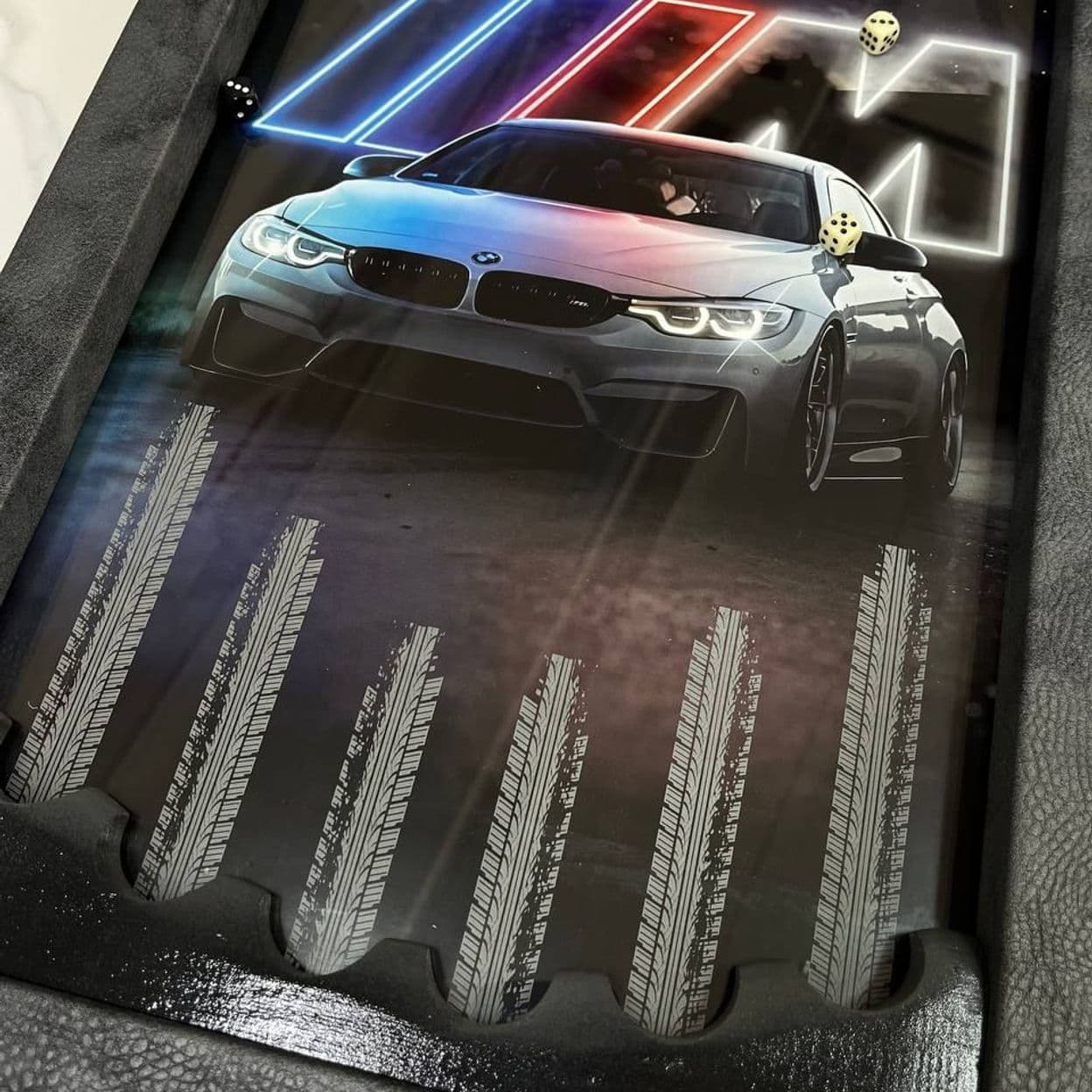Купить Нарды со стеклом «BMW»
