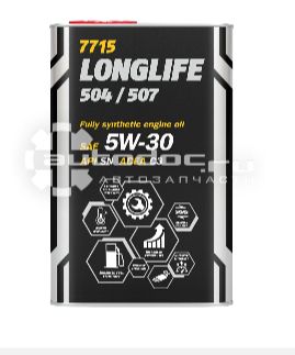Купить Масло моторное синтетика MANNOL for VW Audi Skoda 5W-30 SN/CF 5л METALL
