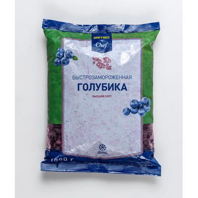 Купить ГОЛУБИКА METRO CHEF ЗАМОРОЖ. 1КГ. доставка продуктов тюмень . доставка продуктов в тюмени . доставка фруктов тюмень . доставка фруктов в тюмени