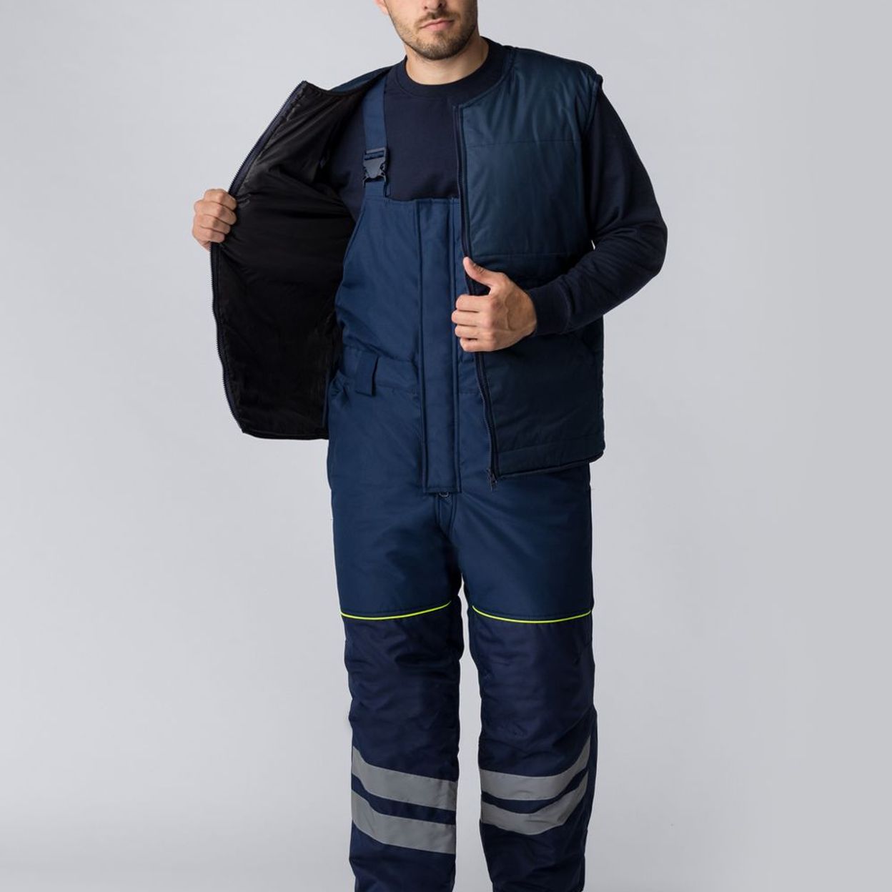 Купить Костюм зимний PROFLINE SPECIALIST  WINTER (тк.Восток-мембрана) п/к, т.синий