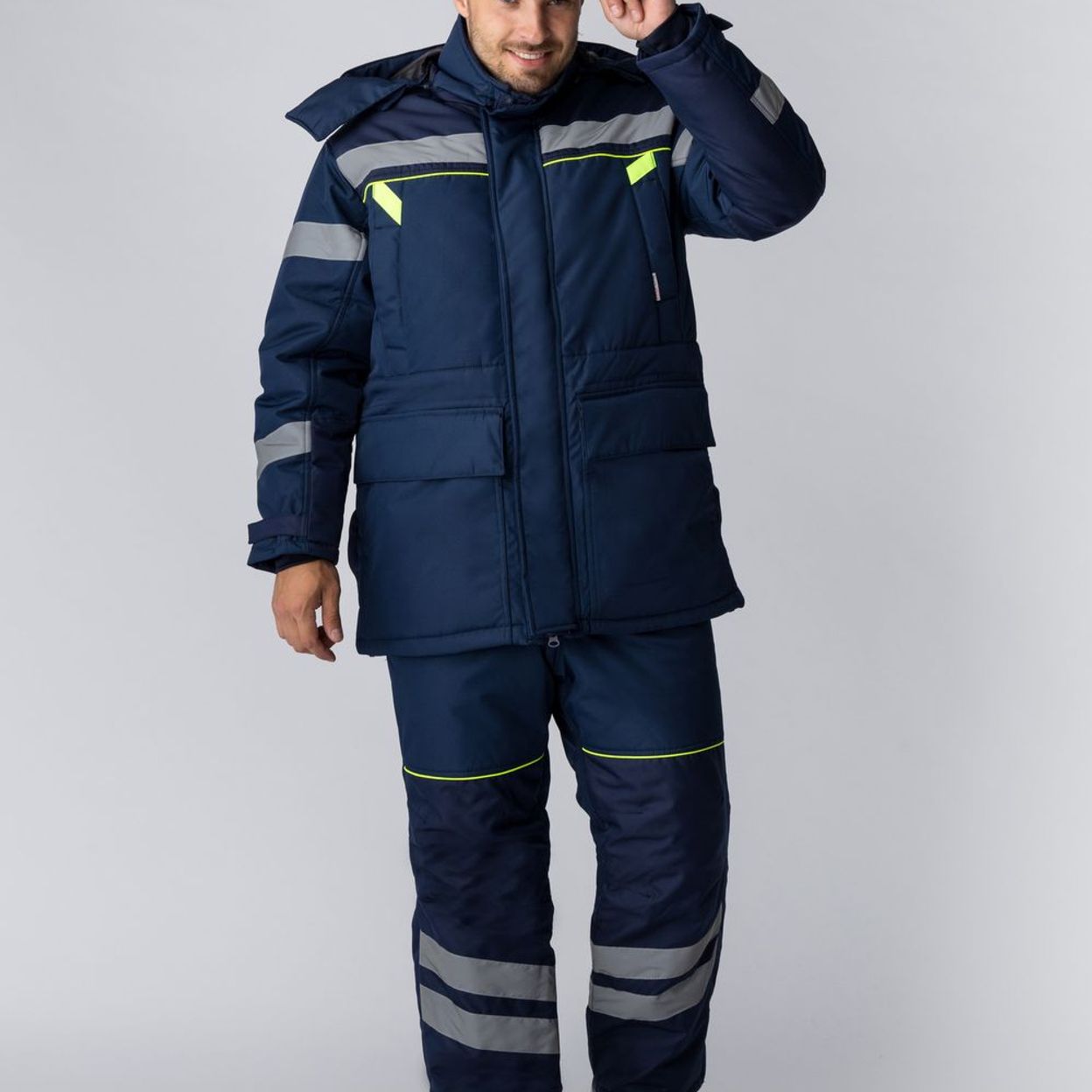 Купить Костюм зимний PROFLINE SPECIALIST  WINTER (тк.Восток-мембрана) п/к, т.синий
