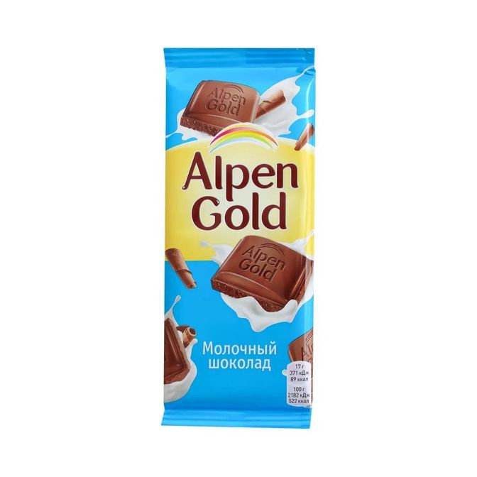 Купить ШОКОЛАД ALPEN GOLD МОЛОЧНЫЙ 85 Г. доставка продуктов Тюмень . доставка продуктов в Тюмени . доставка фруктов Тюмень . доставка фруктов в Тюмени