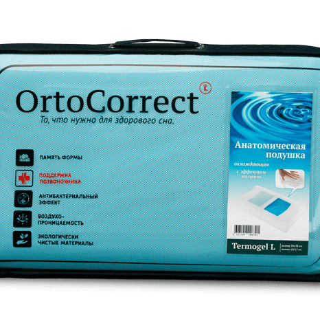 Купить OrtoCorrect Подушка Termogel