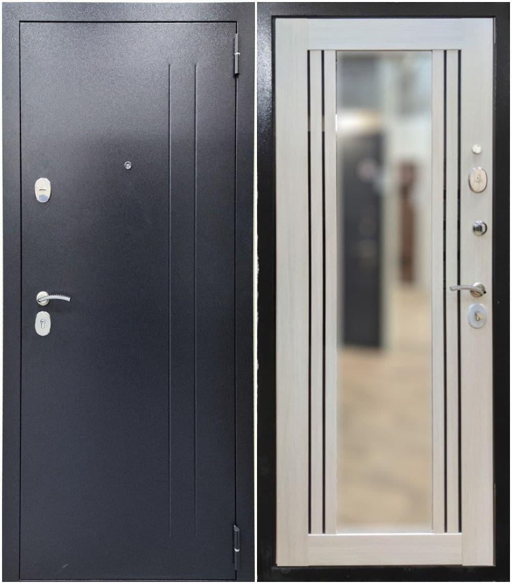 Купить Дверь входная "ПРОГРЕСС", белый бьянко