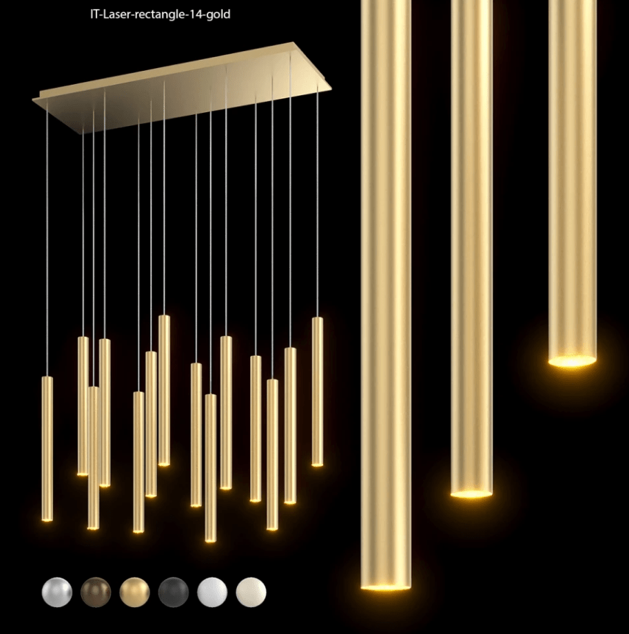 Купить Подвесной светильник Integrator IT-Laser-Rectangle, цилиндры