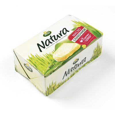 Купить МАСЛО СЛИВОЧНОЕ NATURA 82% 500 Г. доставка продуктов Тюмень . доставка продуктов в Тюмени . доставка фруктов Тюмень . доставка фруктов в Тюмени