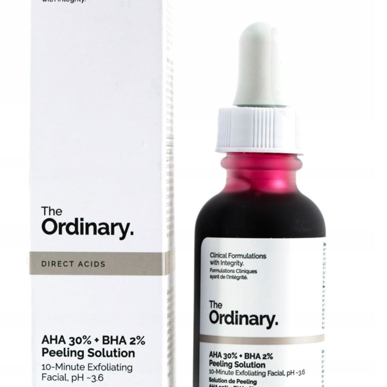 Купить The Ordinary Кровавый пилинг сыворотка для лица 30 мл AHA 30% + BHA 2% peeling solution, 30 ml