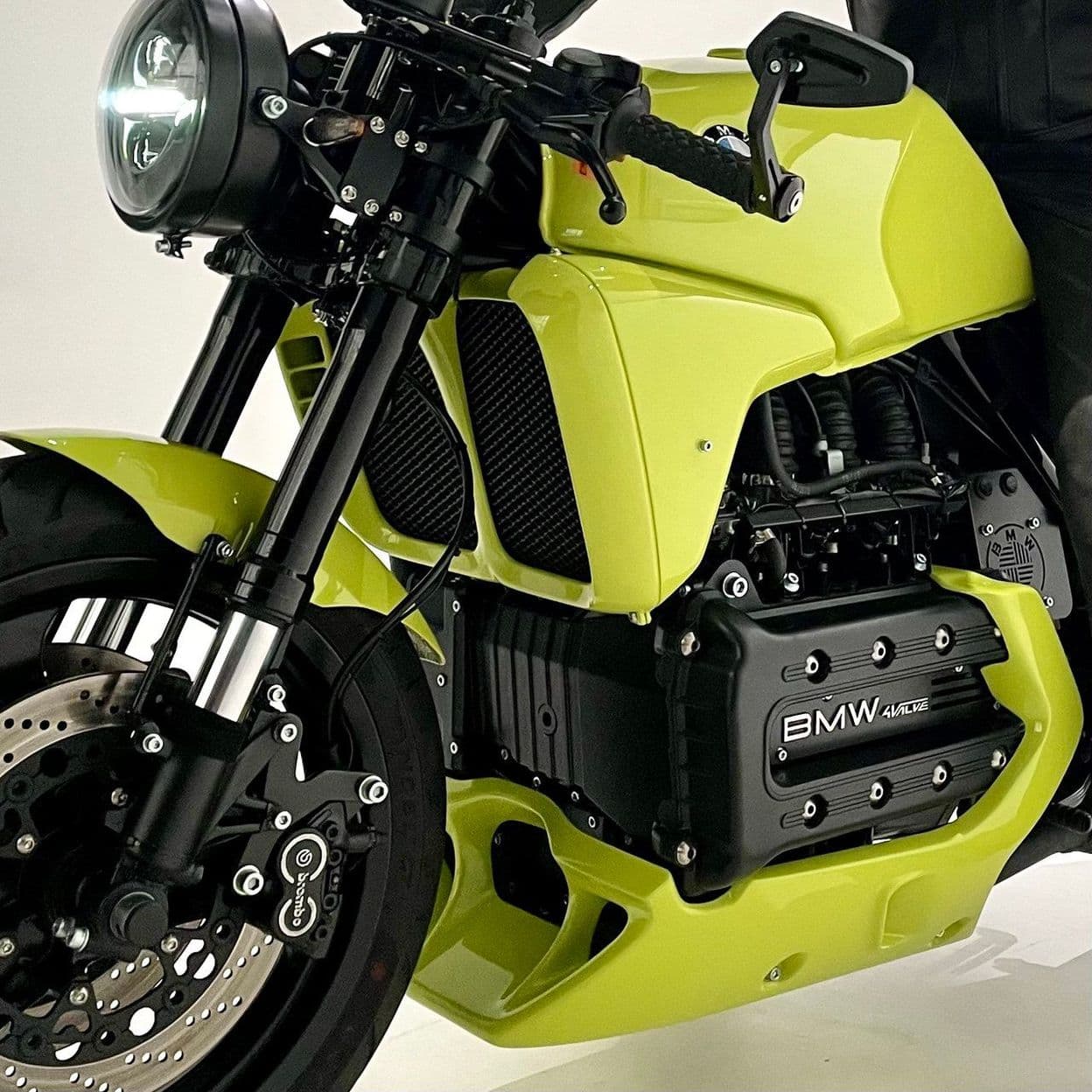 Купить Спойлер двигателя высокий BMW K1, K100, K1100 Стеклопластик, окрас по коду