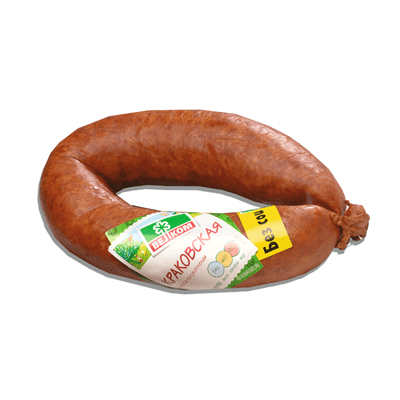 Купить КОЛБАСА ВЕЛКОМ КРАКОВСКАЯ 450 Г. доставка продуктов тюмень . доставка продуктов в тюмени . доставка фруктов тюмень . доставка фруктов в тюмени 