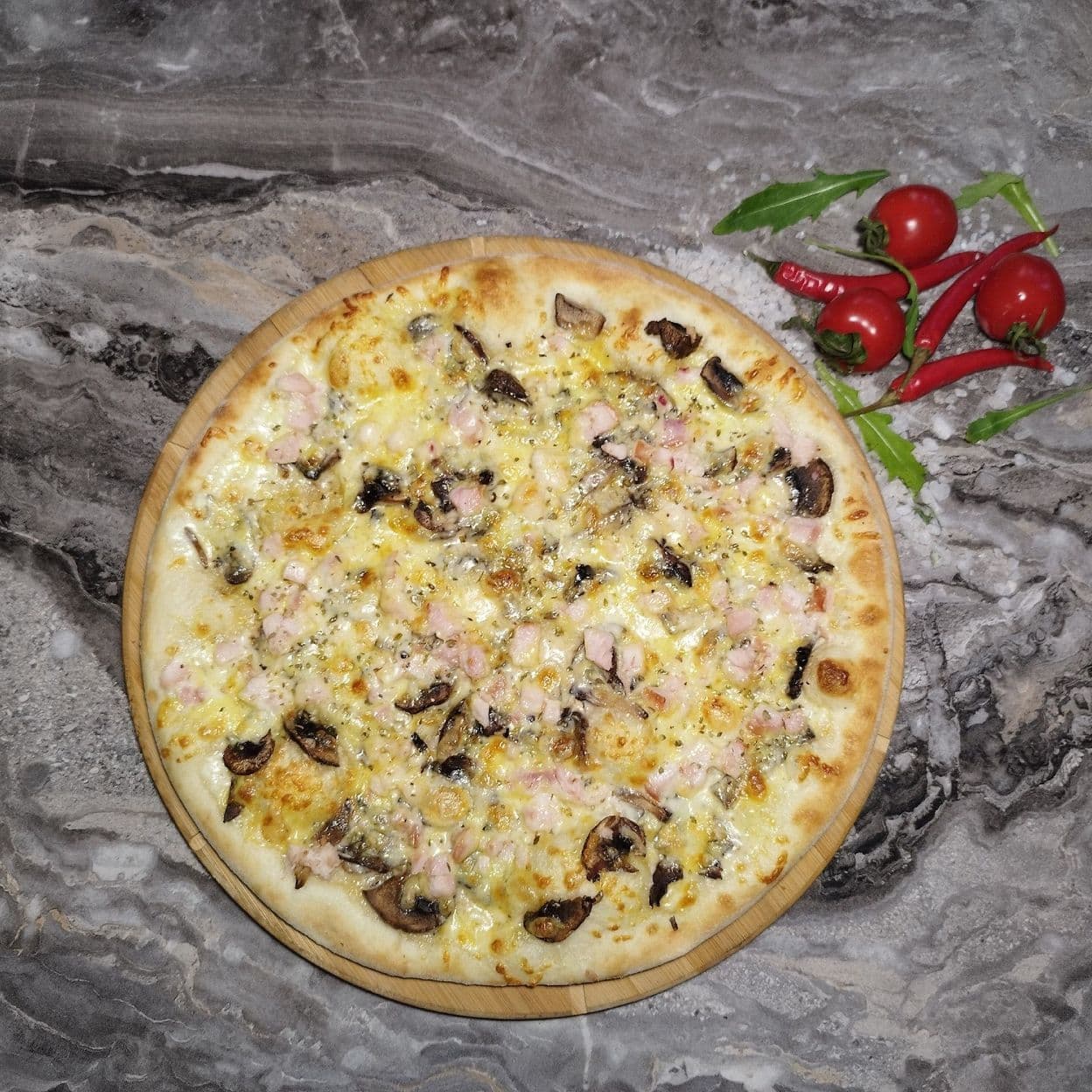 Купить 5. Мауриньо (ветчина, грибы) 32 СМ 550 ГРАММ