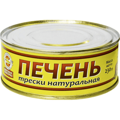 Купить ПЕЧЕНЬ ТРЕСКИ ВКУСНЫЕ КОНСЕРВЫ 230 Г. доставка продуктов Тюмень . доставка продуктов в Тюмени . доставка фруктов Тюмень . доставка фруктов в Тю