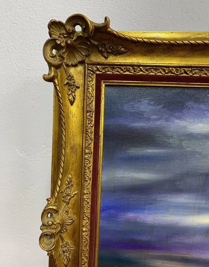 Купить Старинная картина/морской пейзаж