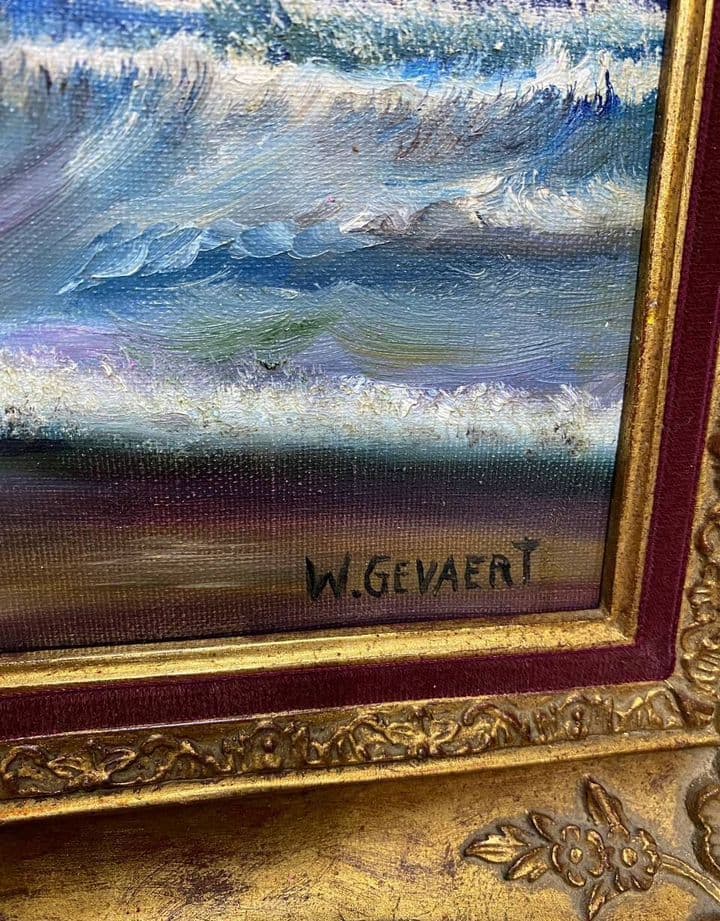 Купить Старинная картина/морской пейзаж