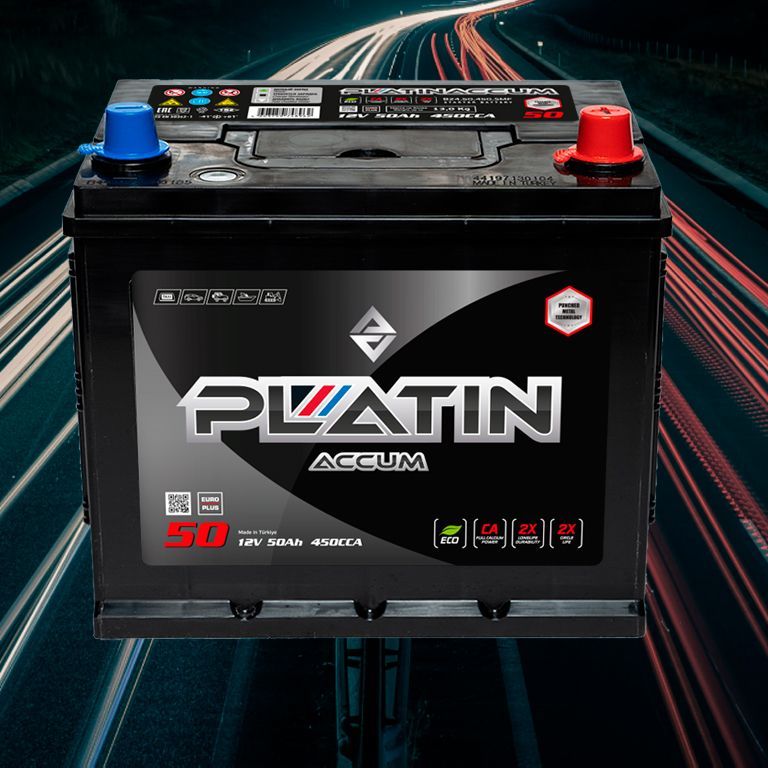 Купить АККУМУЛЯТОР PLATIN ASIA BLACK 6CT-50