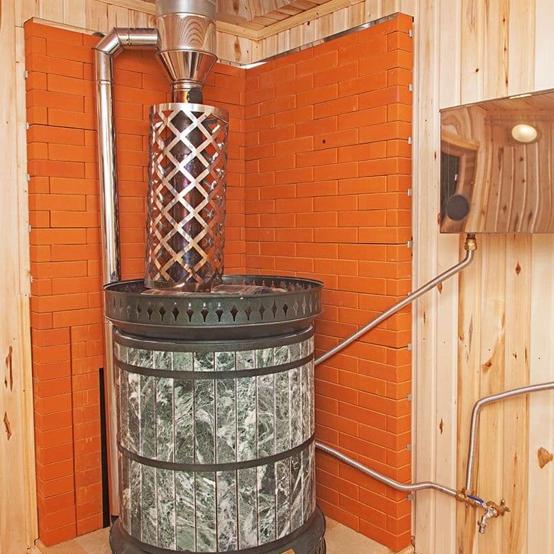 Купить Печь банная «РУССКАЯ БАНЯ» в змеевике