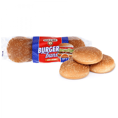 Купить БУЛОЧКА ПШЕНИЧНАЯ BUN BOYS ГАМБУРГЕР С КУНЖУТОМ 6 ШТ. Х 50 Г. доставка продуктов Тюмень . доставка продуктов в Тюмени . доставка фруктов Тюмень
