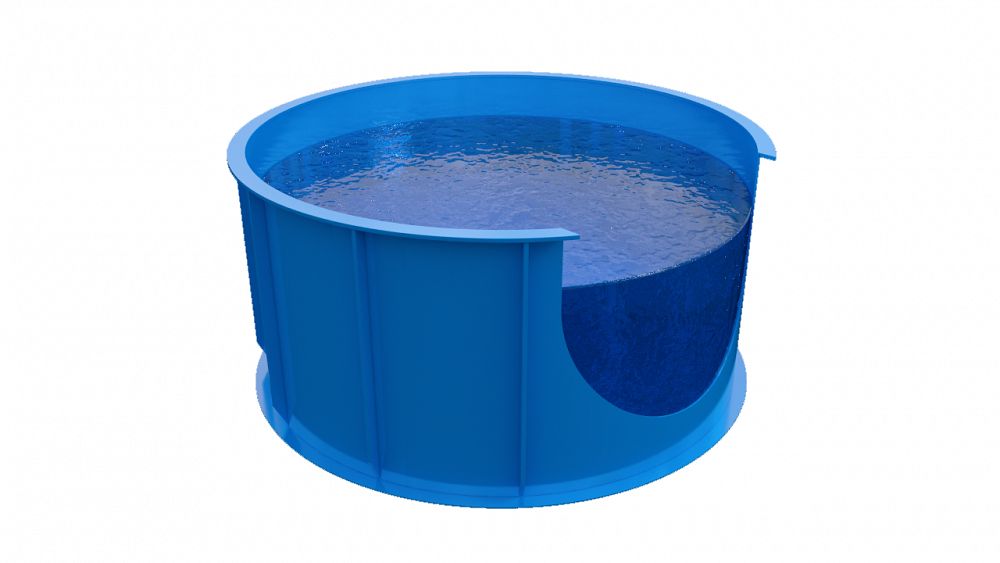 Купить Купель - бассейн PLASTANK - ПЛАСТАНК круглая для бани и сауны