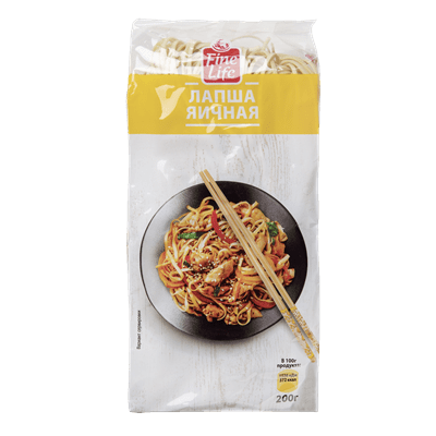 Купить ЯИЧНАЯ ЛАПША FINE LIFE 200 Г. доставка продуктов Тюмень . доставка продуктов в Тюмени . доставка фруктов Тюмень . доставка фруктов в Тюмени . д