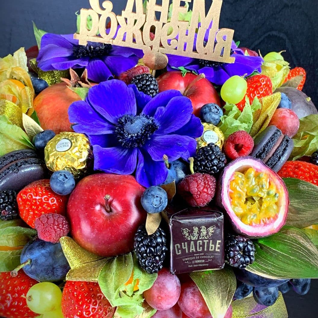 Купить Шляпная коробка из фруктов арт. 237