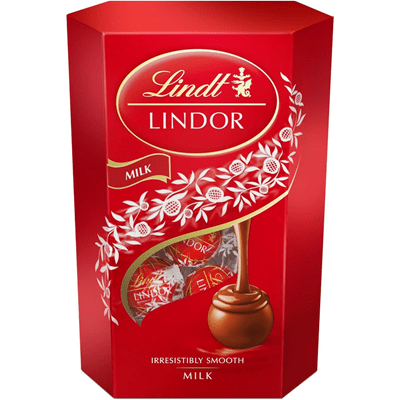 Купить КОНФЕТЫ LINDT LINDOR ИЗ МОЛОЧНОГО ШОКОЛАДА С НАЧИНКОЙ 200 Г. доставка продуктов Тюмень . доставка продуктов в Тюмени . доставка фруктов Тюмень 
