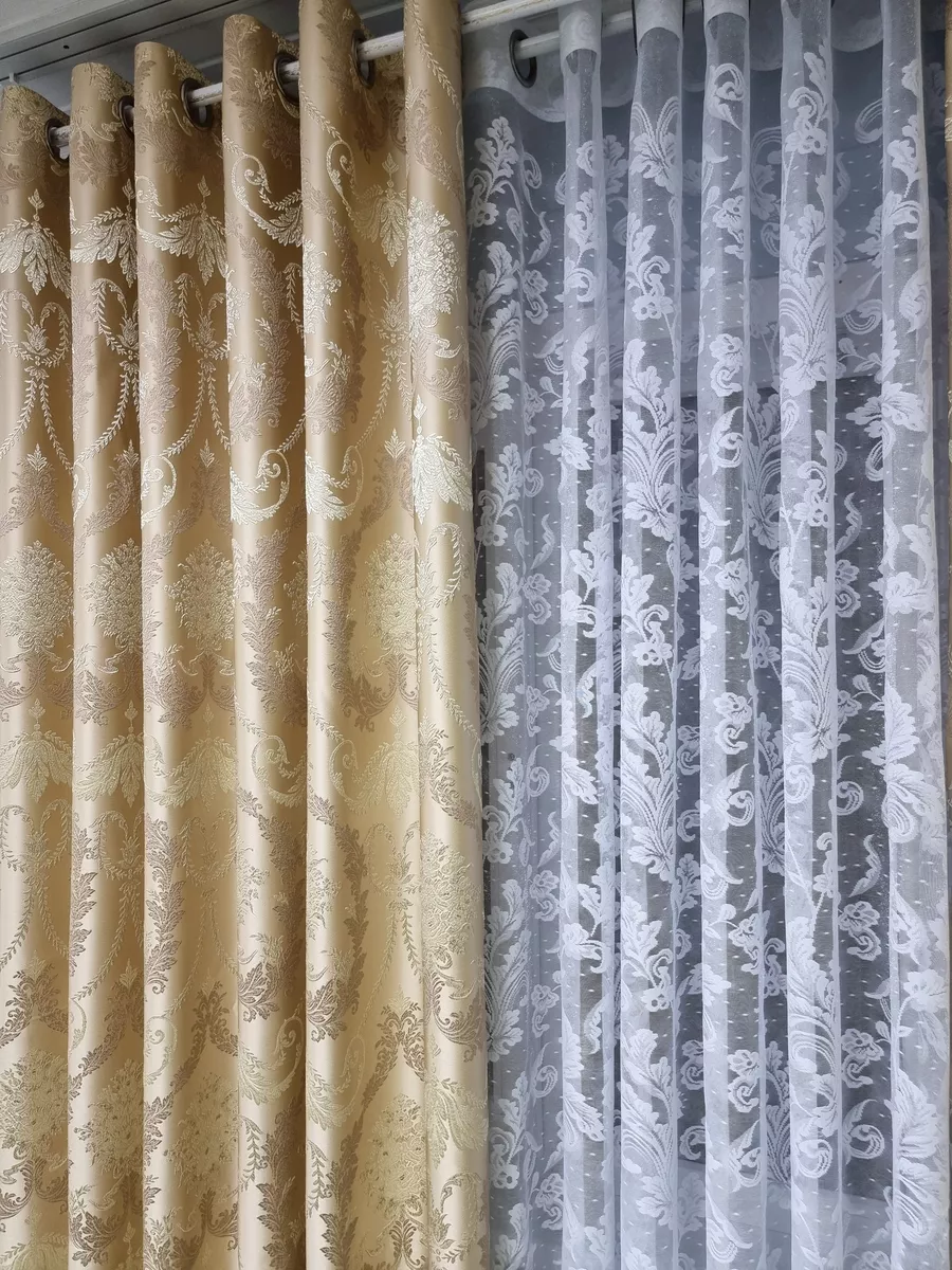 Купить 200*260 2 шт.Жаккард на люверсах
