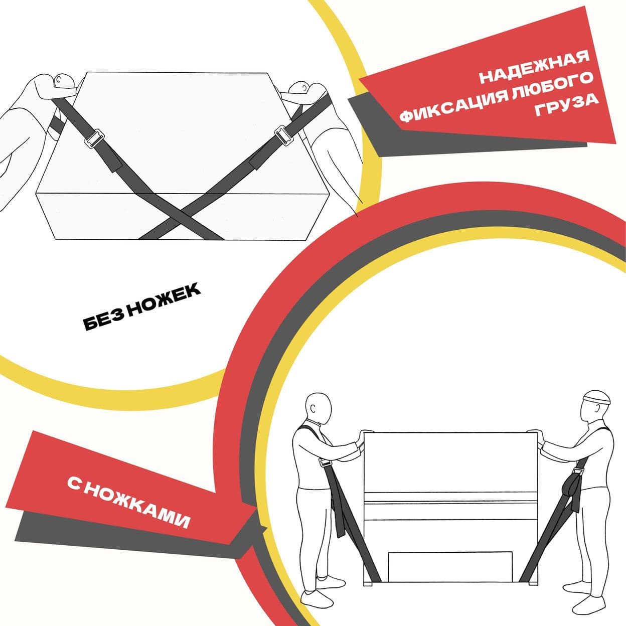 Купить Подъемные петли для грузчиков