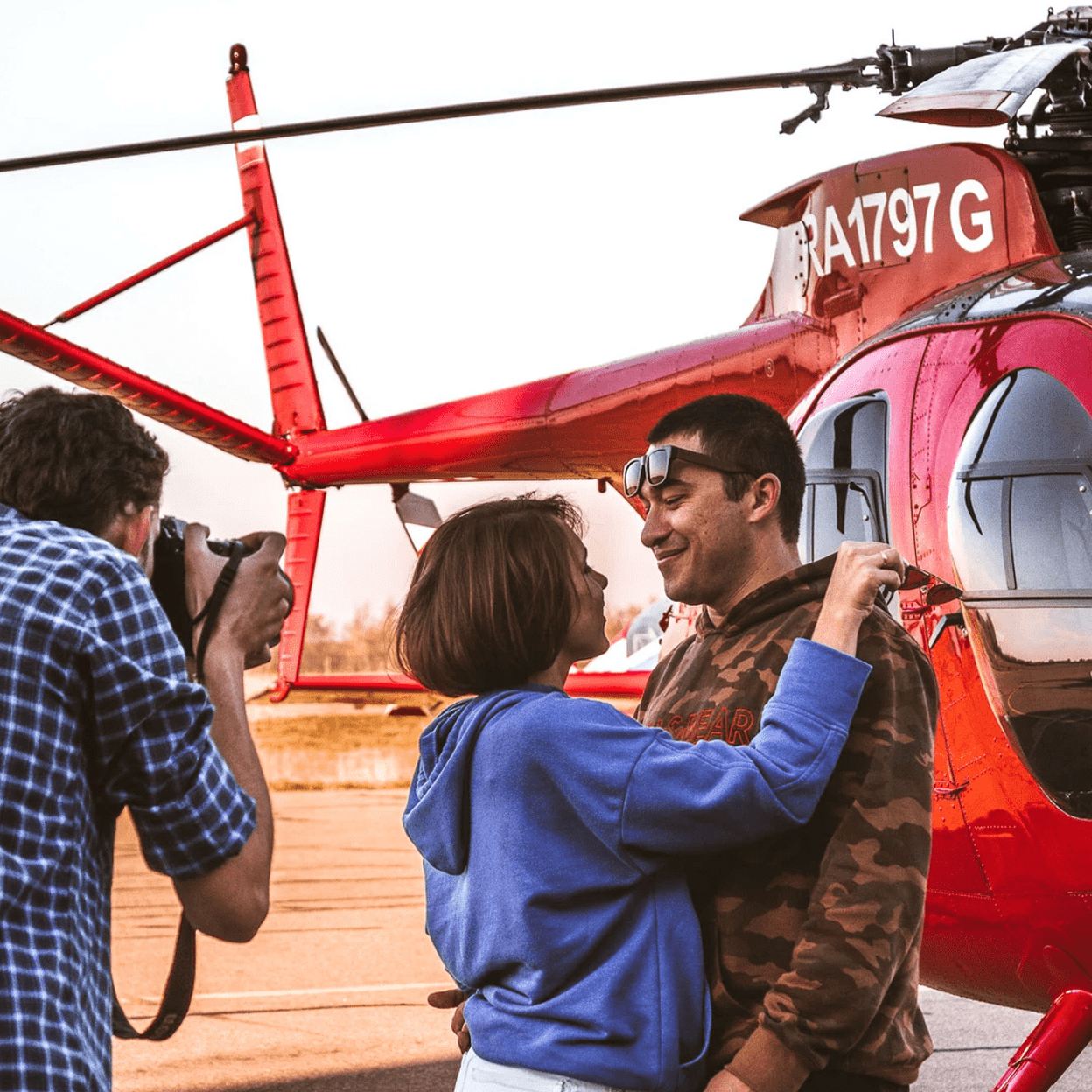Купить ⏱️🎥🚁 АЗИМУТ 🧭 Фотосессия с вертолетом - 60 min.