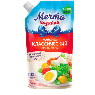Купить МАЙОНЕЗ КЛАССИЧЕСКИЙ МЕЧТА ХОЗЯЙКИ 50,5% 336 Г. доставка продуктов Тюмень . доставка продуктов в Тюмени . доставка фруктов Тюмень . доставка фр