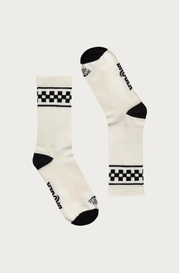 Купить SOCKS BROGER CREAM/BLACK
