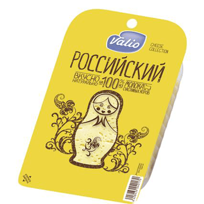 Купить СЫР VALIO РОССИЙСКИЙ НАРЕЗКА 50% 140 Г. с доставкой на дом . Доставка продуктов Тюмень , доставка продуктов в Тюмени , dostavka-produktov-tyume