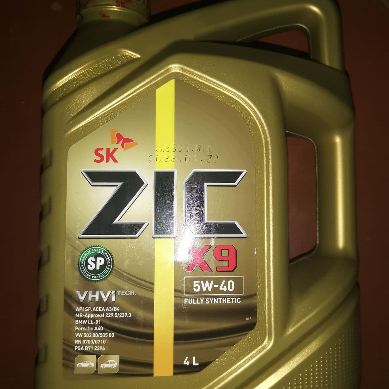 Купить ZIC X9 5W40 синт 4л масло синтетическое
