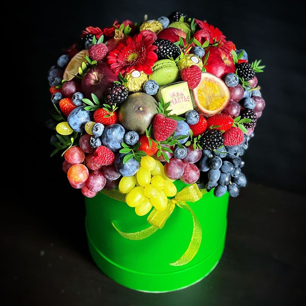 Купить Фрукты в шляпной коробке арт. 534