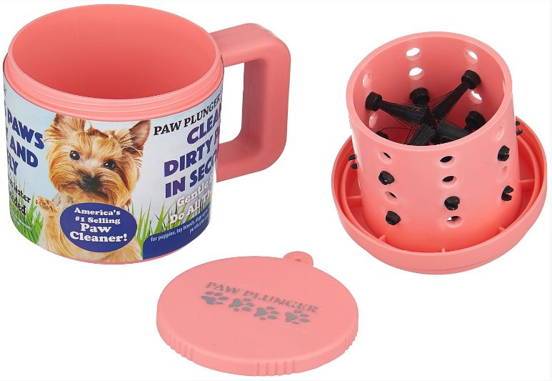 Купить Лапомойка Paw Plunger PAW111, малая розовая. Для кошек и собак мини-пород.