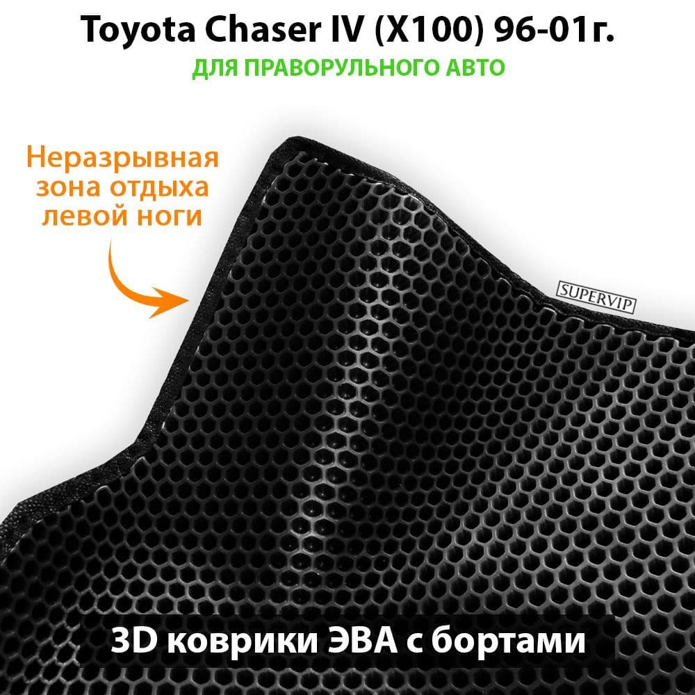 Купить Автоковрики ЭВА с бортами для Toyota Chaser IV (X100)