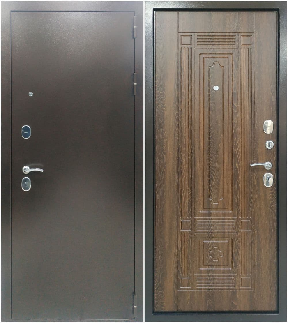 Купить Дверь входная "Триумф" медь/филадельфия коньяк, Витязь