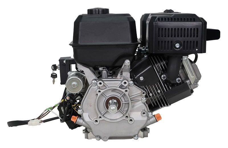 Купить Двигатель бензиновый Lifan KP500E D25 18A (22лс, 480куб.см, вал 25мм, ручной и электрический старт, катушка 18А)
