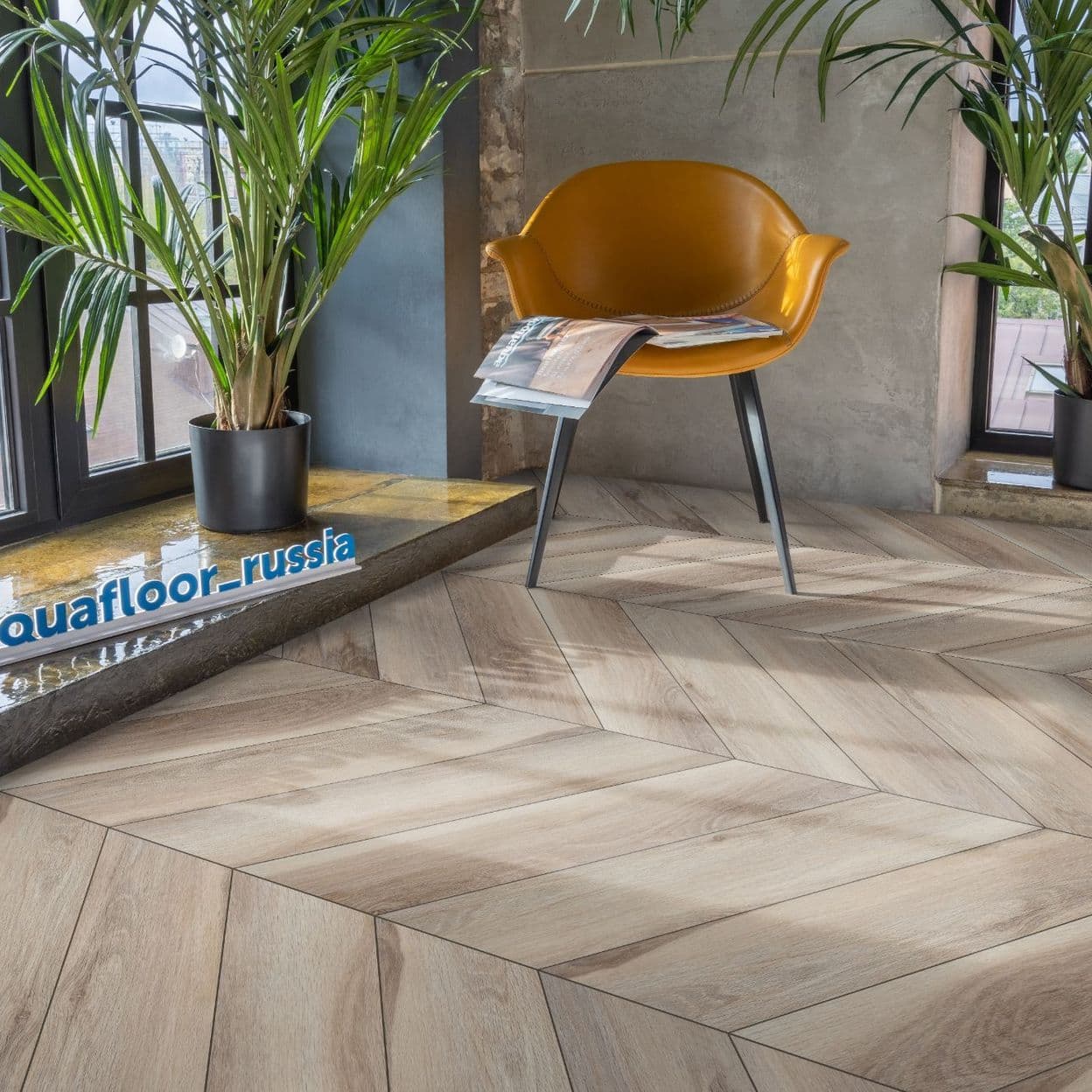 Купить Виниловый ламинат Aquafloor Parquet Chevron Glue AF2551PGCh