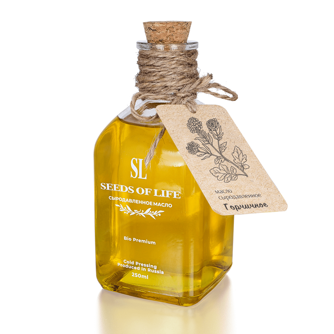 Купить Масло ГОРЧИЧНОЕ сыродавленное