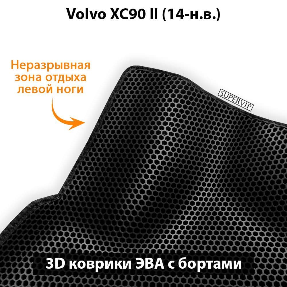 Купить Автоковрики ЭВА с бортами для Volvo XC90 II