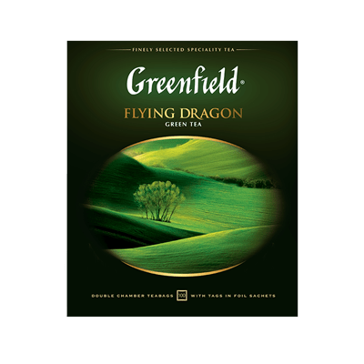 Купить GREENFIELD ЧАЙ ЗЕЛЕНЫЙ FLYING DRAGON 100 ШТ. X 2 Г. доставка продуктов Тюмень . доставка продуктов в Тюмени . доставка фруктов Тюмень . доставк