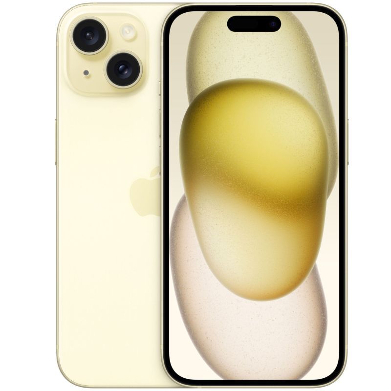 Купить iPhone 15 Yellow (nanoSIM+eSIM)