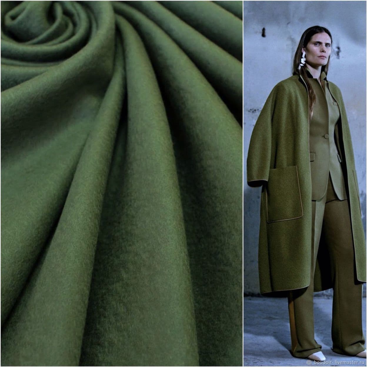 Купить Ткань бэби кашемир Loro Piana