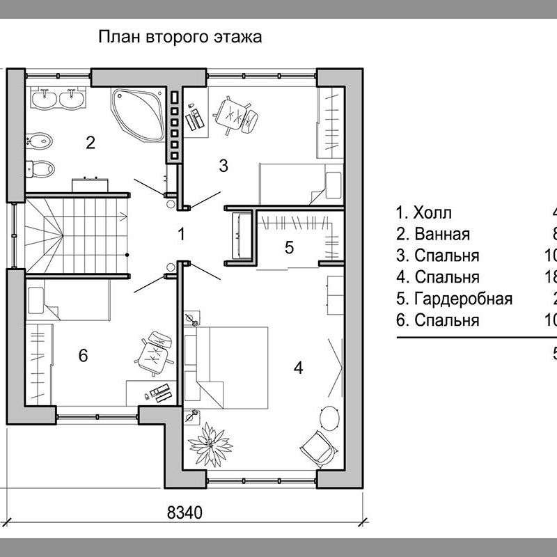 Купить TON HOUSE - 4, Кирпичный дом (118,4 кв.м)