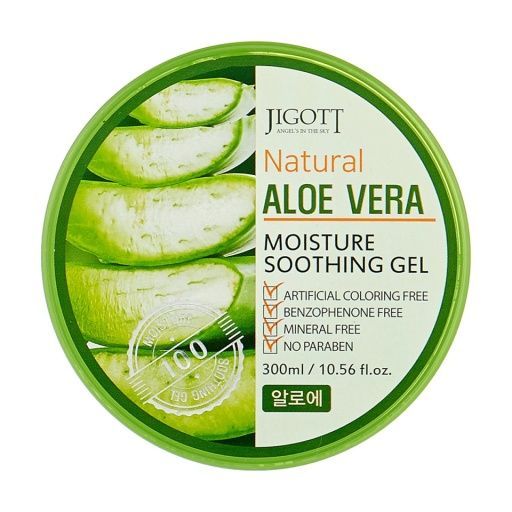 Купить JIGOTT Увлажняющийгель с экстрактом алоэ 300мл/ NATURAL ALOE