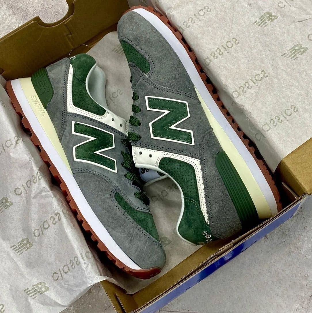 Купить New Balance 574, Dark Green