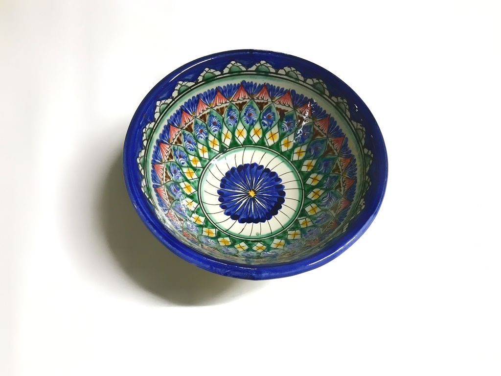 Купить Пиала большая, (цвет синий), диаметр 11 см., пу-11